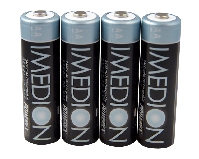 Powerex Imedion 2400mAh AA rechargeable Batteries 4pack Powerex Imedion 2400mAh AA rechargeable Batteries 4pack