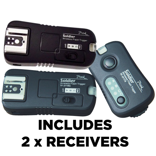 Pixel Soldier TF-371 Flash Grouping Trigger with 2 Receivers - C