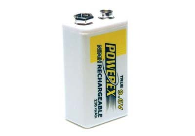 9.6V rechargeable battery 
