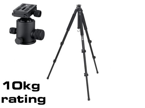 10kg Tripod legs & 6kg DSLR Ballhead