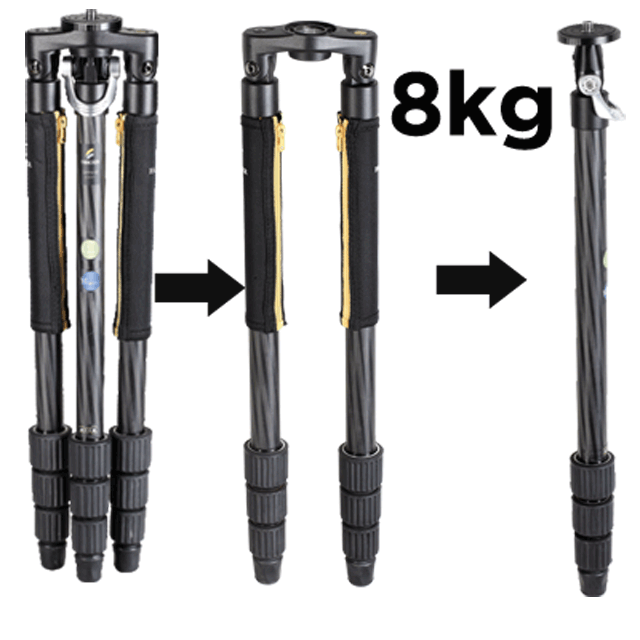 Celepod 234 2-in-1 travel tripod and monopod - 8kg