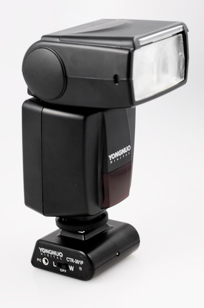 with flash mounted on RX