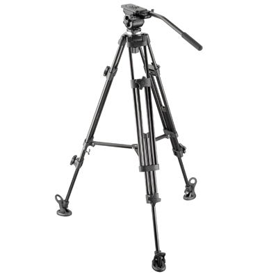 E-Image Fluid Head and Case Video Tripod Kit EI-7050-AA