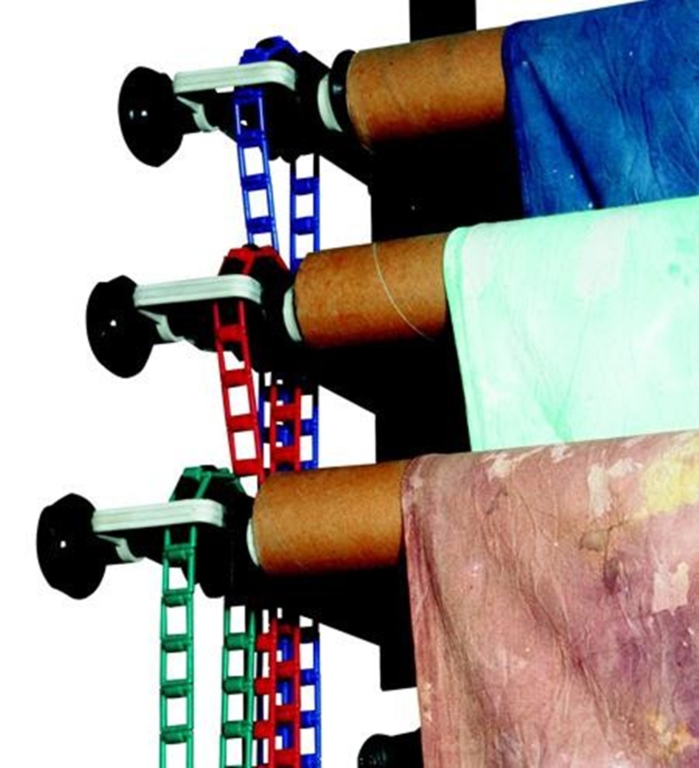 Studio Background Support 3 Roller System with 2 Paper Backdrop
