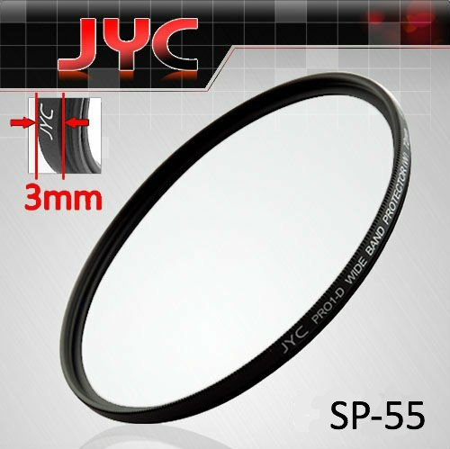 Protector Lens Filter SLIMLINE JYC PRO 1-D 55mm for DSLR Camera