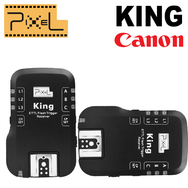 PIXEL King E-TTL wireless flash trigger for Canon 1DX 5D 6D 700D