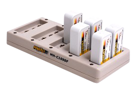 Maha Powerex C1090F Ten Channel Fast Smart 9V Battery Charger