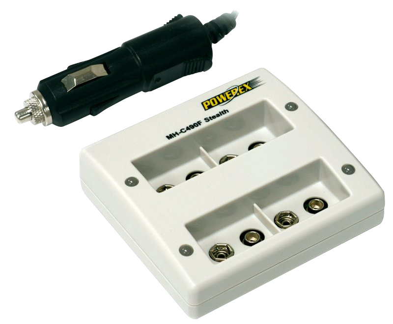 Maha Powerex C490F 9V 4 bank Charger