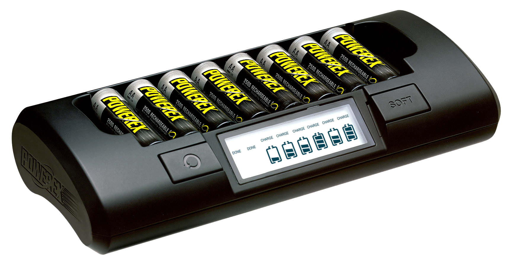 Maha Powerex MH-C801D 8 cell AA/AAA battery charger