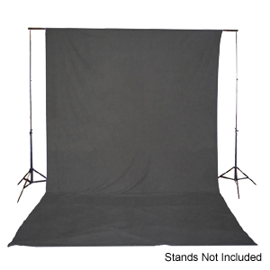 PROtog Muslin Photographic Studio Backdrop 3 x 6m - Black
