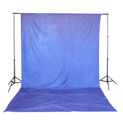 PROtog Muslin Photographic Studio Backdrop 3 x 6m - Blue