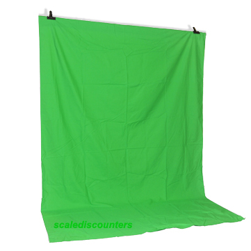 PROtog Muslin Photographic Studio Backdrop 3 x 6m - Green