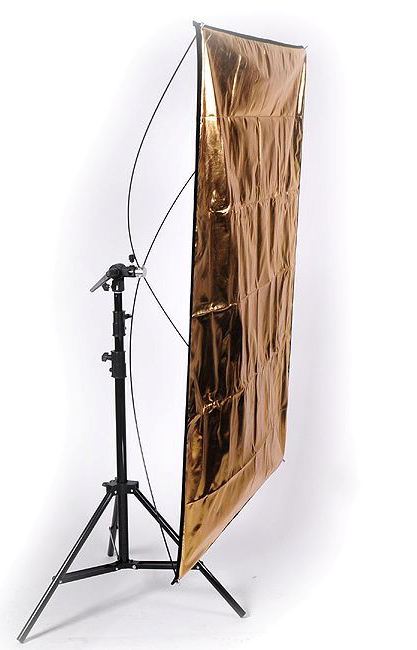 PROtog Gold & Silver Reflector with Mount 110 x 70cm