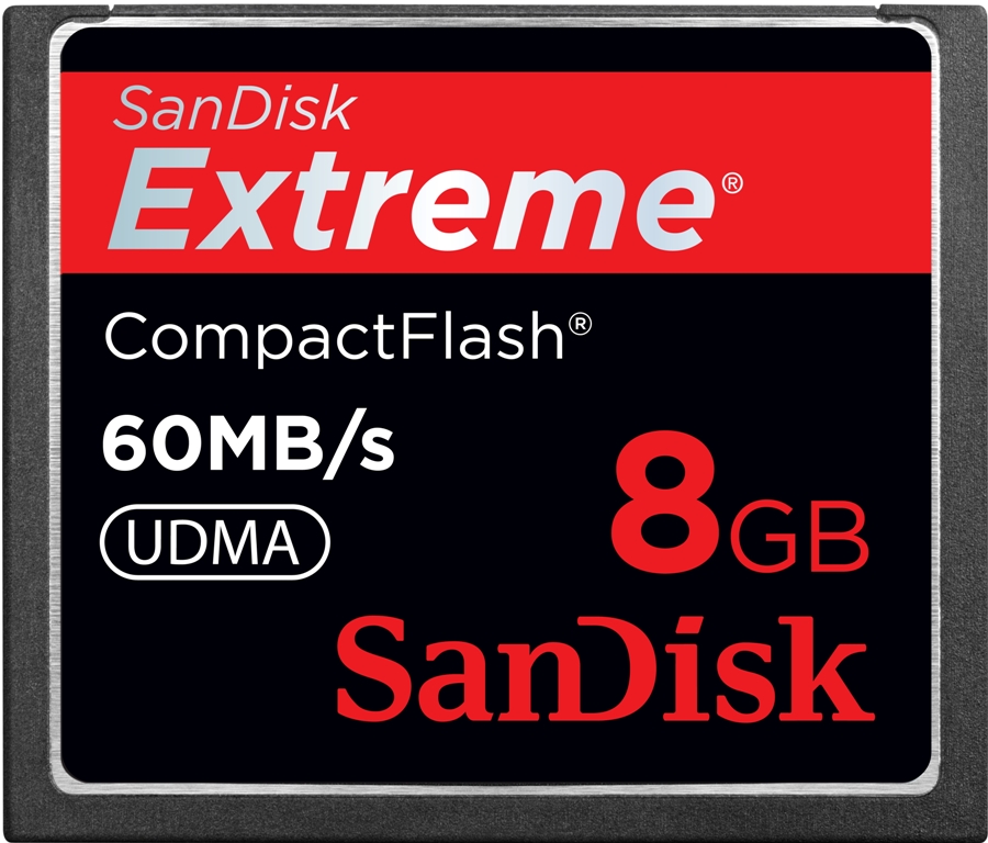 SanDisk 8GB Extreme Compact Flash CF Card Genuine 400X 60MB/s UD