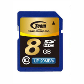 Team SDHC 8GB Class 10 SD Card Flash Memory 20MB/S