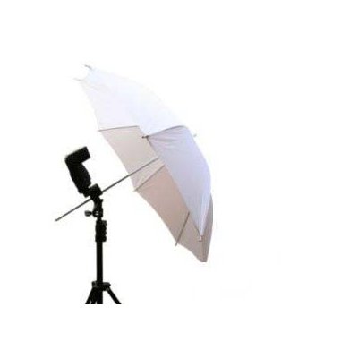 40" 102cm White Shoot Through Photographic Umbrella