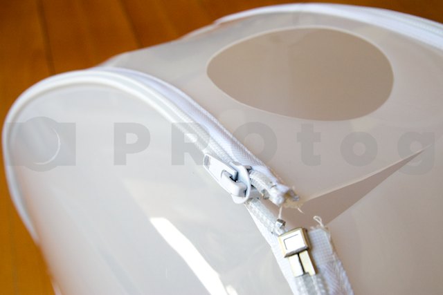 dome tent zips