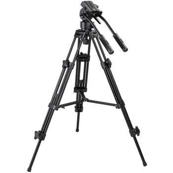 Pro Fluid 75mm bowl Panhead Video Tripod FT9901