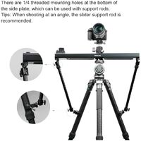 Accsoon Toprig S60 Motorised Slider Kit with Support rods