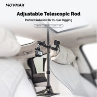 MOVMAX Adjustable Telescopic Rod 75cm to 125cm