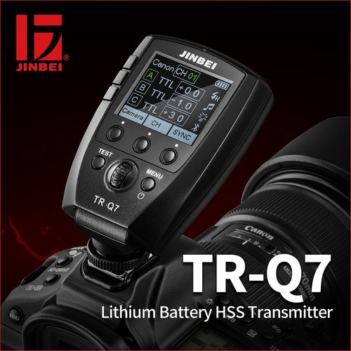 REFURBISHED Jinbei TR-Q7 Multi brand TTL wireless flash trigger with colour screen REFURBISHED